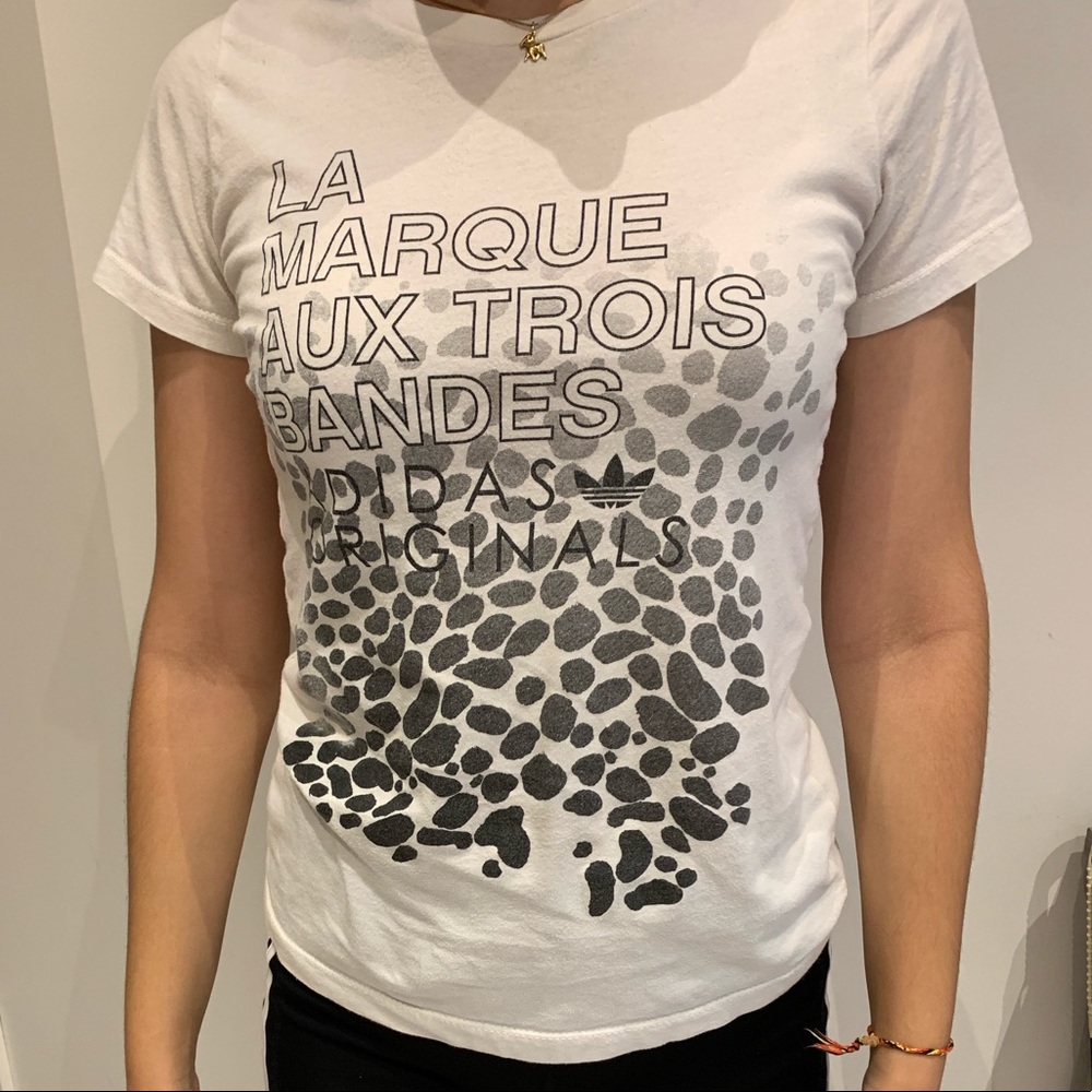 Women’s Adidas T-shirt color white size small